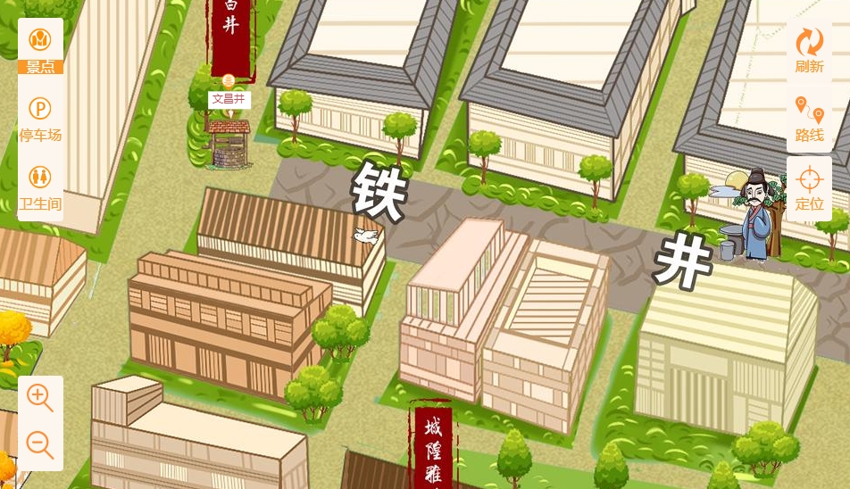 鼓楼智慧景区：手绘地图与语音导览的完美融合